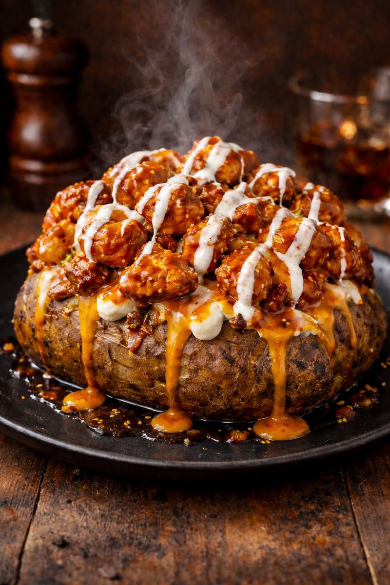 Buffalo Ranch Chicken Potato